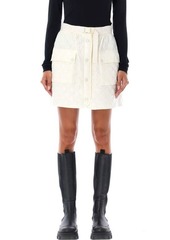 MONCLER Quilted mini skirt