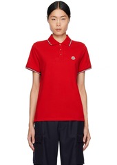 Moncler Red Patch Polo