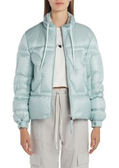Moncler Sapins Logo Quilted Down Jacket