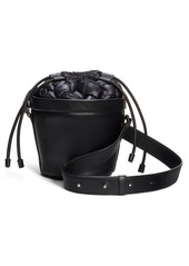 Moncler Seaux Seaux Leather Bucket Bag in Black at Nordstrom