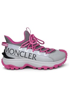 MONCLER Trail grip sneakers in gray polyamide