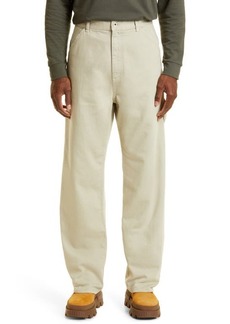 Moncler Twill Carpenter Pants in White at Nordstrom