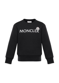 Moncler Unisex Logo Cotton Sweatshirt - Big Kid