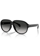 Moncler Unisex Sunglasses, Halcyonne ME8001 - Shiny Black