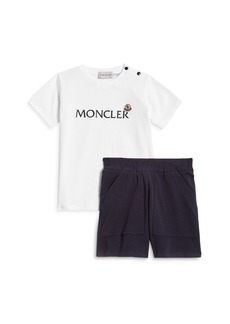 Moncler Unisex Tee & Shorts Set - Baby, Little Kid 