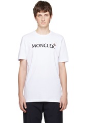 Moncler White Cotton T-Shirt