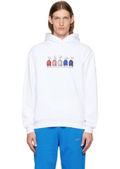 Moncler White Duck Motif Hoodie