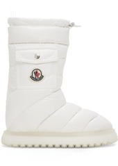 Moncler White Gaia Pocket Boots