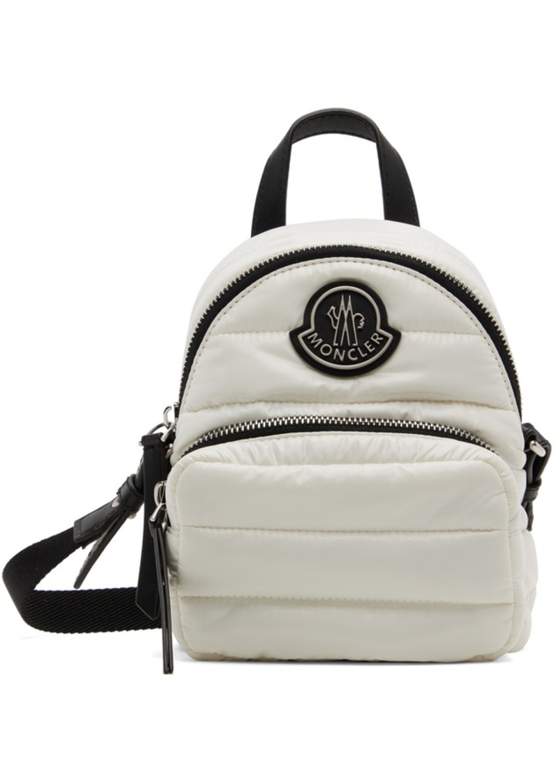 Moncler White Kilia Small Crossbody Bag