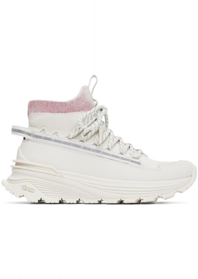 Moncler White Monte Runner Sneakers