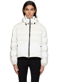 Moncler White Moselotte Short Down Jacket