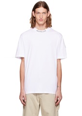 Moncler White Patch T-Shirt
