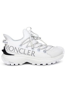 MONCLER White Polyamide Trail grip sneakers
