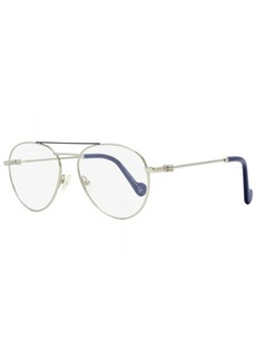 Moncler Women's Eyeglasses ML5023 016 Palladium/Dark Blue 54mm