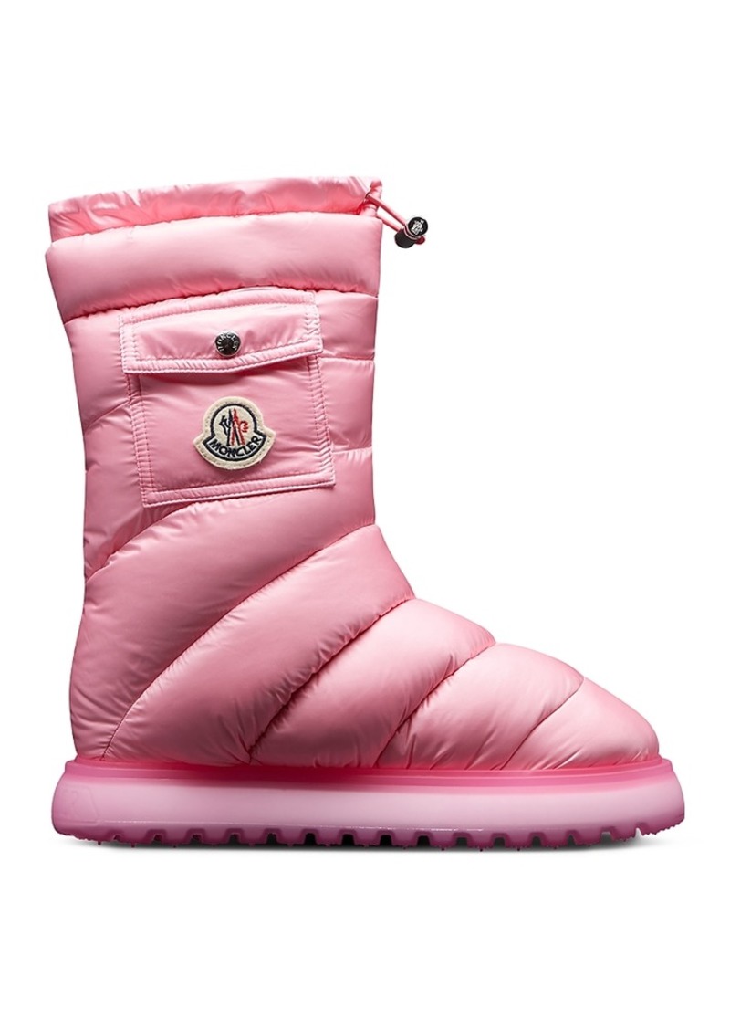 Moncler Women's Gaia Logo Pocket Down Snow Boots