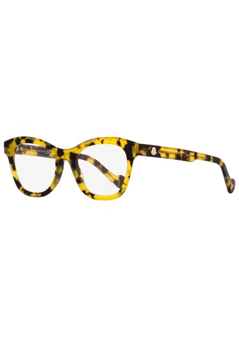 Moncler Women's Pantos Eyeglasses ML5038 055 Honey Havana 49mm