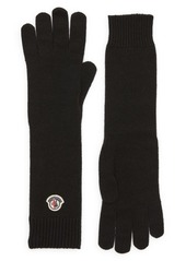 Moncler Wool & Cashmere Knit Long Gloves