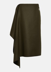 Moncler Wool and cashmere midi skirt