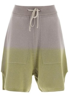 Moncler x rick owens loose fit cashmere shorts