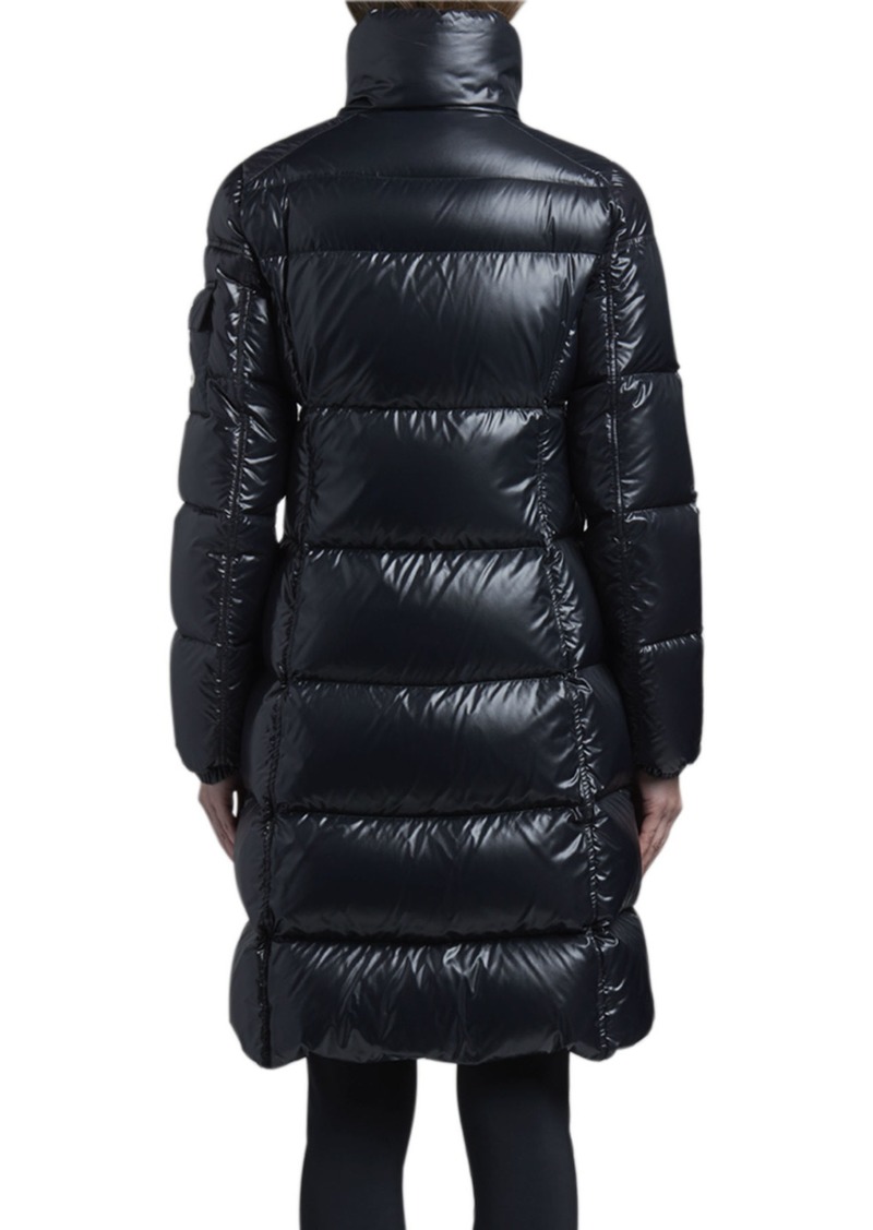 moncler moyadons shiny quilted jacket