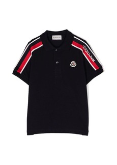 Moncler Navy Logo Polo