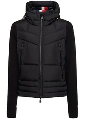 Moncler Nylon Down Zip-up Cardigan