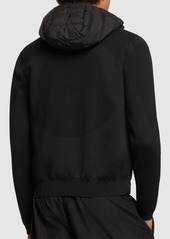 Moncler Nylon Zip-up Cardigan Down Jacket