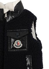 Moncler Odal Tech Polar Fleece Down Vest