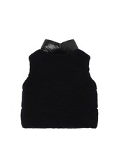 Moncler Odal Tech Polar Fleece Down Vest