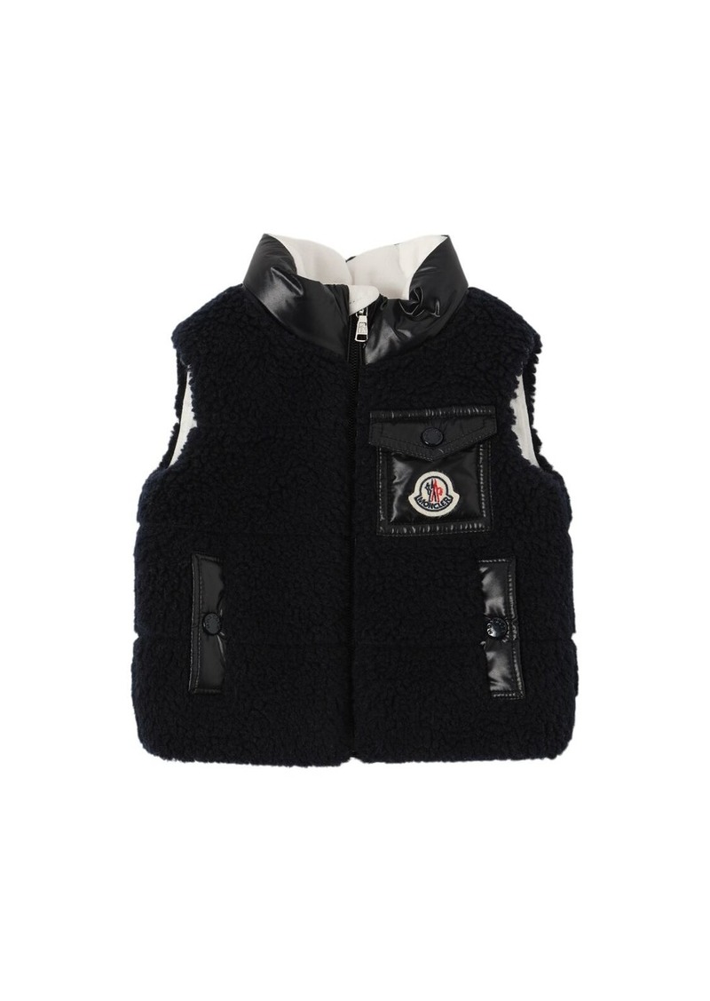 Moncler Odal Tech Polar Fleece Down Vest