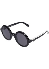 Moncler Orbit Acetate Round Sunglasses