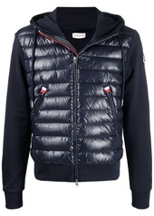 Moncler padded panel knitted cardigan