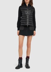 Moncler Padded Pocket Viscose Blend Mini Skirt