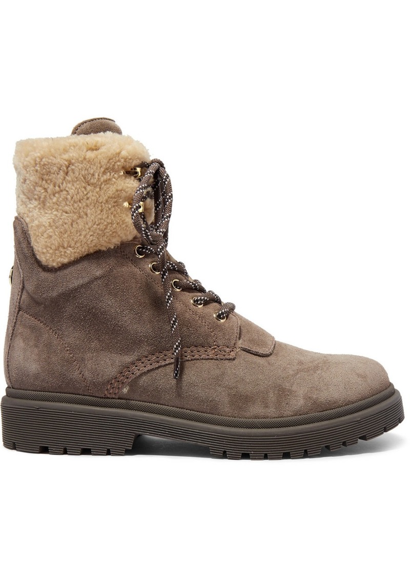 moncler shearling boots