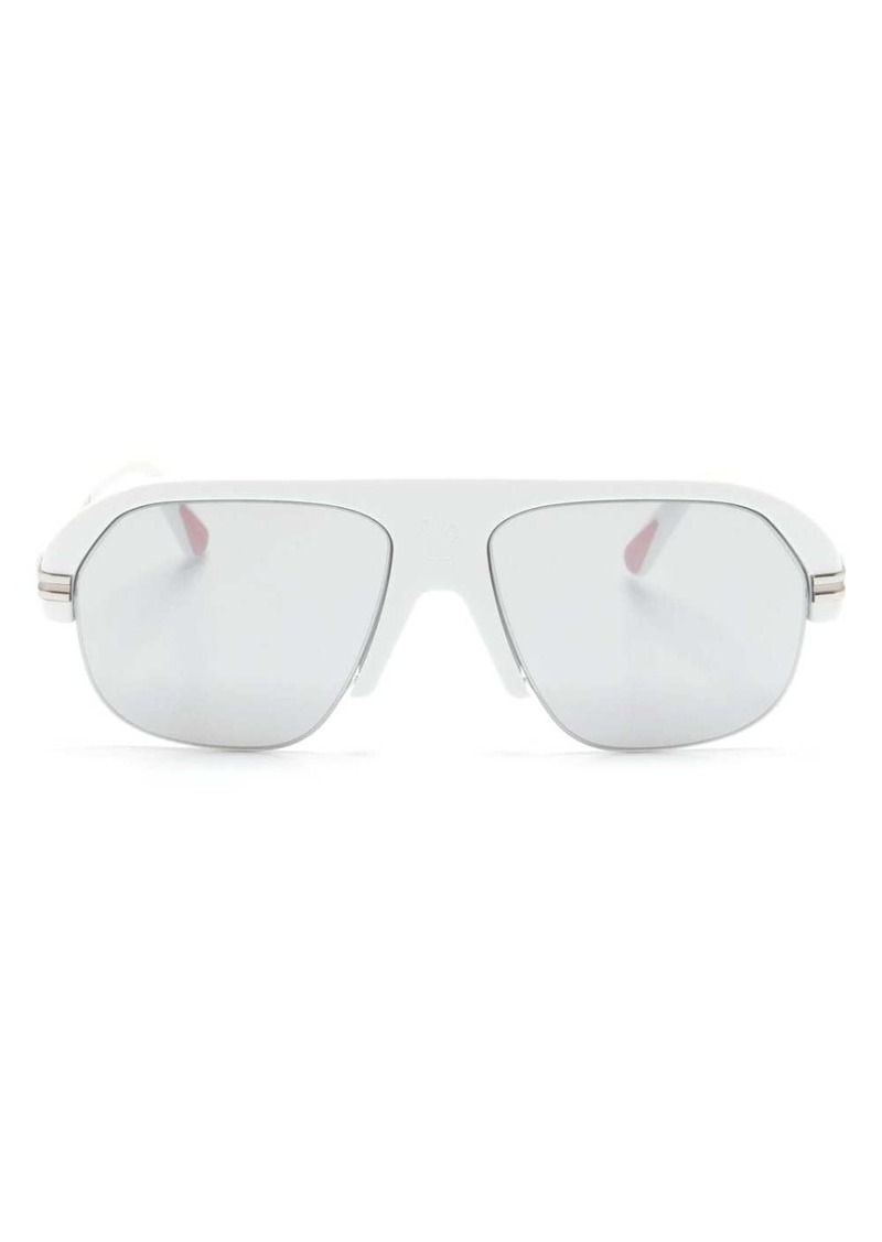 Moncler pilot-frame tinted-lenses sunglasses
