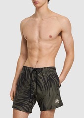 Moncler Printed Tech Swim Shorts