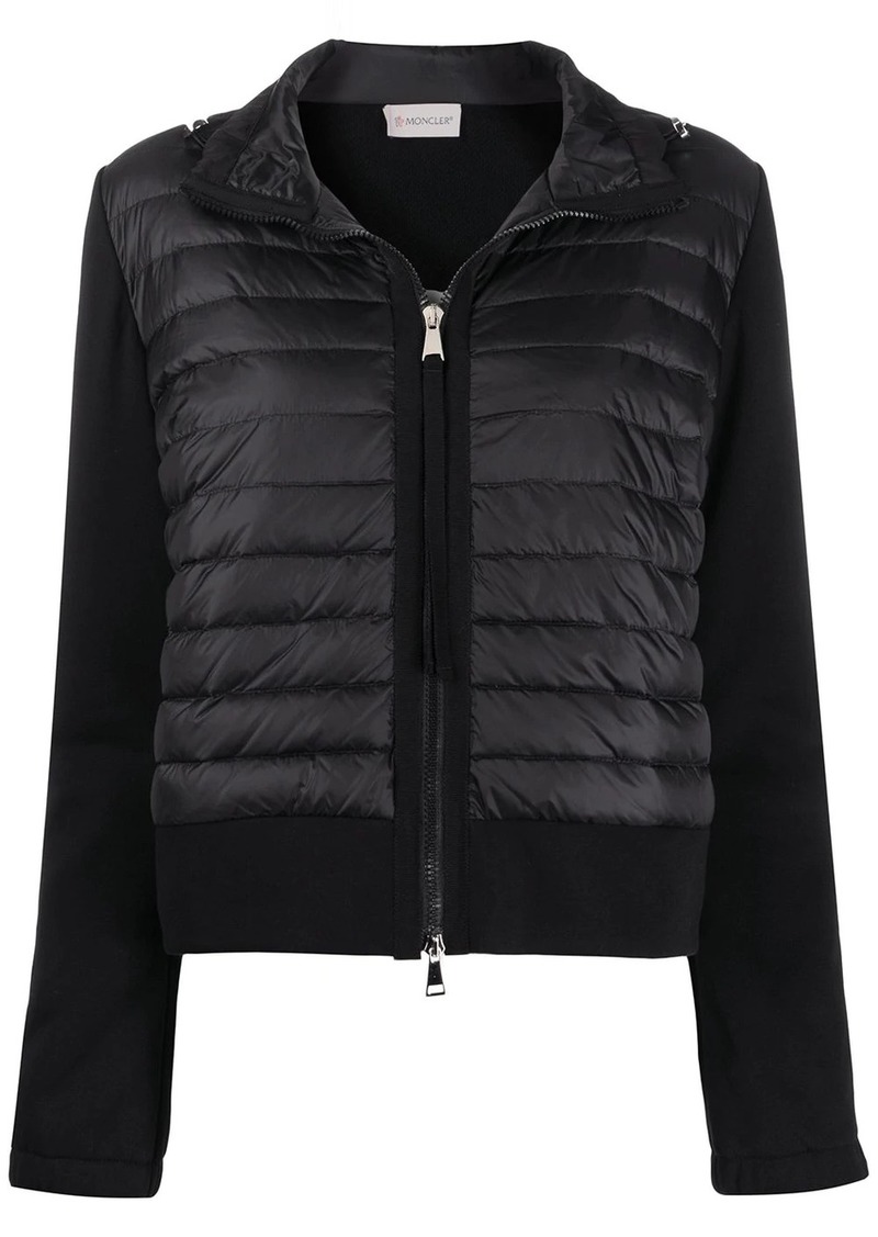 moncler quilted bomber jacket