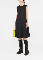 Moncler quilted sleeveless flared dress