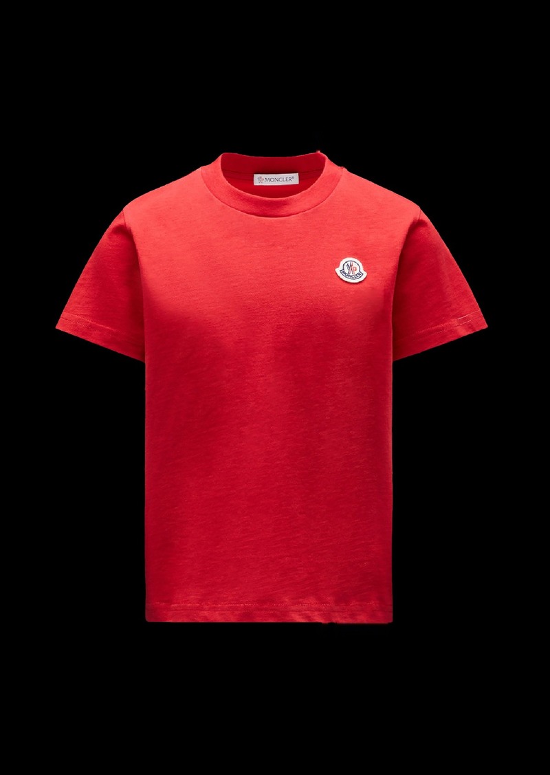 Moncler Red Logo T-Shirt