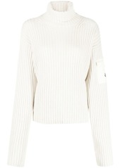 Moncler ribbed-knit wool roll-neck jumper