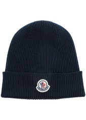 Moncler ribbed wool beanie