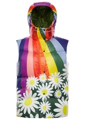 Moncler Richard Quinn Nylon Rainbow Down Vest