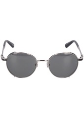 Moncler Round Metal Sunglasses