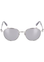 Moncler Round Metal Sunglasses