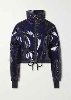 Moncler Siguret Cropped Hooded Quilted Down Ski Jacket