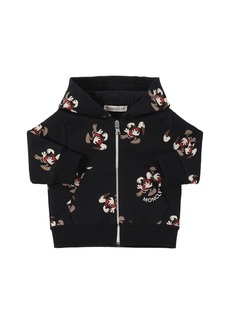 Moncler Stretch Cotton Blend Fleece Sweatshirt