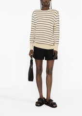 Moncler striped knitted jumper