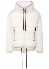 Moncler Tech Teddy Zip-up Cardigan