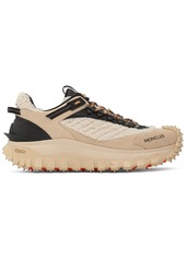 Moncler Trailgrip Faux Fur & Leather Sneakers