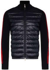 Moncler tricot panelled padded jacket